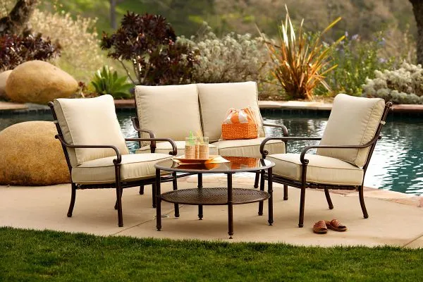 Balcony Waterproof Outdoor Furniture Sofa Commercial Decorative