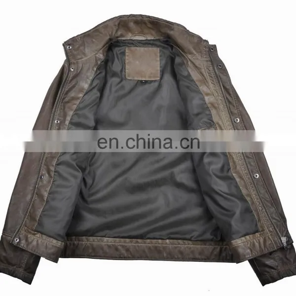 2016 Manufacture Latest Fashion Mens PU Jacket photo-2