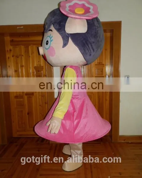 Promotional Lovely Custom Pig Mascot Costume for Adult Wearing photo-2