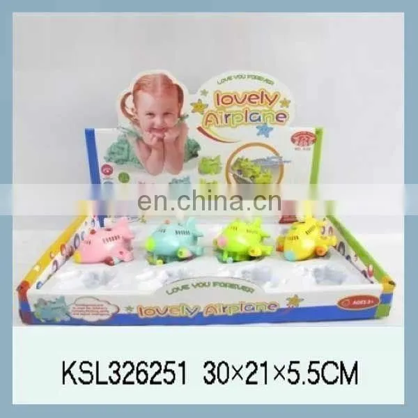 12pcs Lovely Airplane Toy Wind up Plane