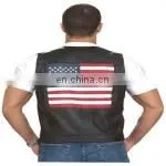 Mens Leather Vests HMB-0495A