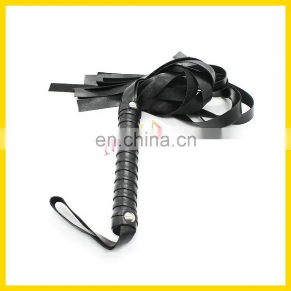 Classic Faux PVC Leather Whip for Party Favor Toy photo-5