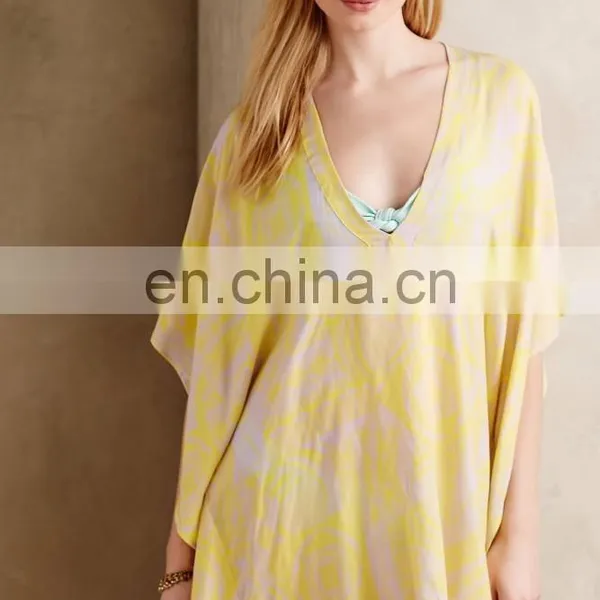 Beach Girl Bikini Cover up Ladies Kaftan Sexy Kaftan Dress