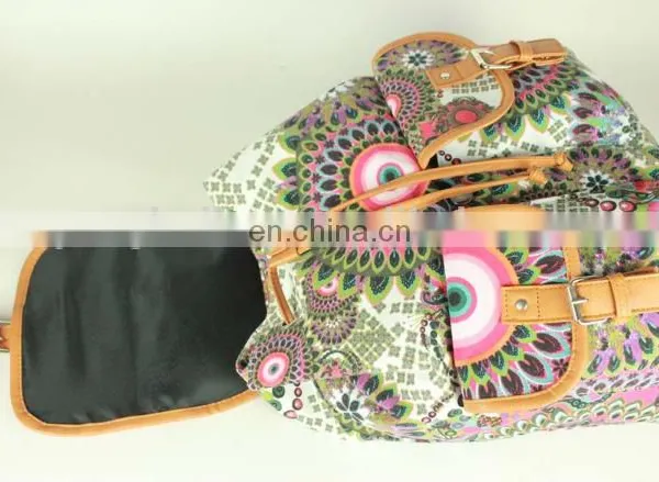 Wholesale Unisex Canvas Sports Travelling Backpack Bag photo-3