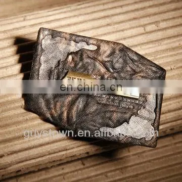 Custom Metal Logo New Denim Leather Label Patch For Product photo-3