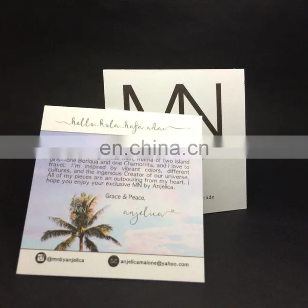 Creative Crownwin Recycled Jeans Paper Hang Tag With Logo Hang Tags photo-6