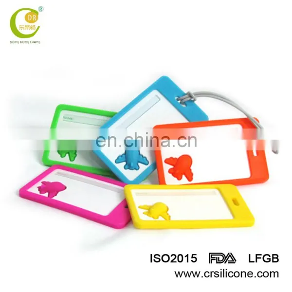 Custom Made Travel 3d Soft Pvc Rubber Silicone Luggage Tag/custom Luggage Tag photo-2