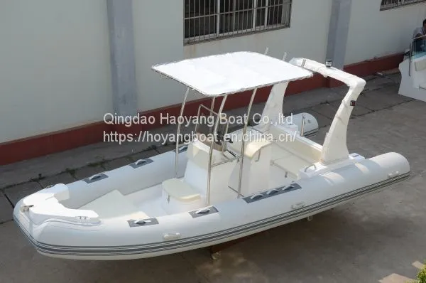 5.8m Inflatable Rib Boat With Teak Floor RIB580 With CE photo-2