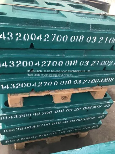 Metso C160 Jaw Plate Fit Metso Jaw Crusher Wear Parts photo-2