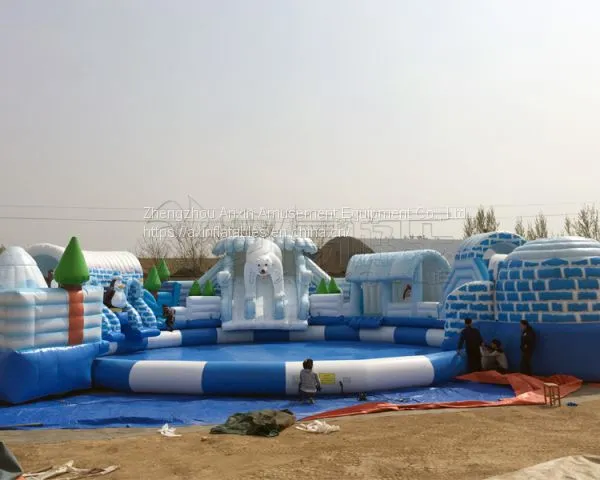 Giant inflatable water park ax-03