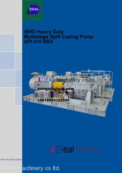 18-API610 BB3 Heavy Duty Multistage Pump IDeal Machinery