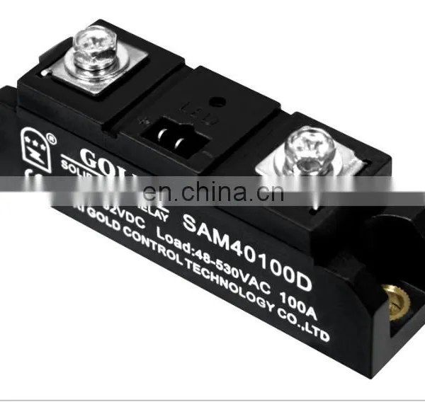 GOLD Solid State Relay SAM40120D 120A Industrial Grade Single Phase DC Controlled AC SSR photo-2