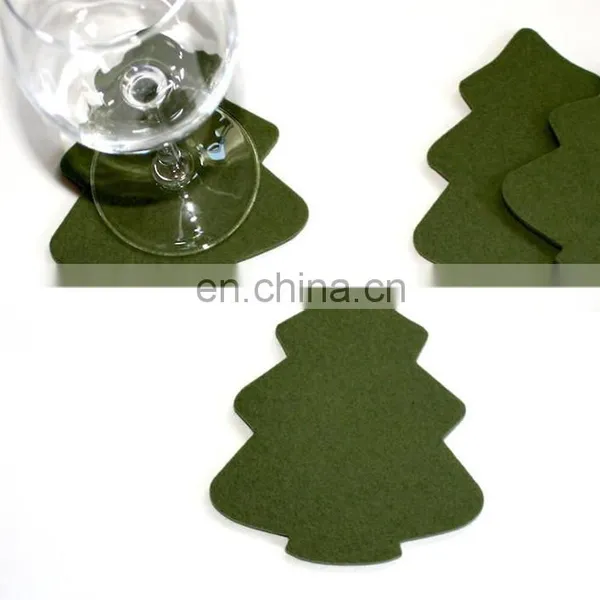 Grey Color Multifunctional Tea Cup Coaster Acrylic With Napkins Custom Felt Coasters photo-2