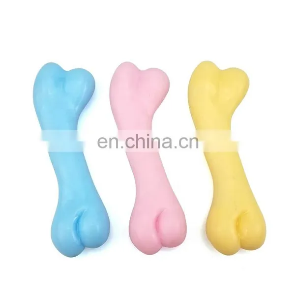Puppy Toy Chewing Toy Small Dog Activity Toy Cute Design Bone Shape photo-2