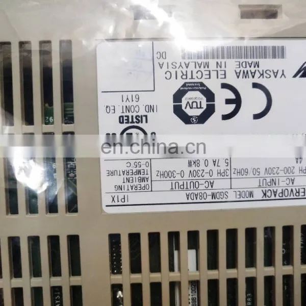 Yaskawa Sigma 5 AC Servo Motor Drive 800w SGDM-08ADA For Injection Moulding Machine photo-2