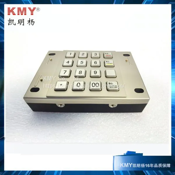ATM-Пинпад (KMY3503A-1) Качественный PCI EPP промышленный металлический клавиатурный блок клавиатуры
