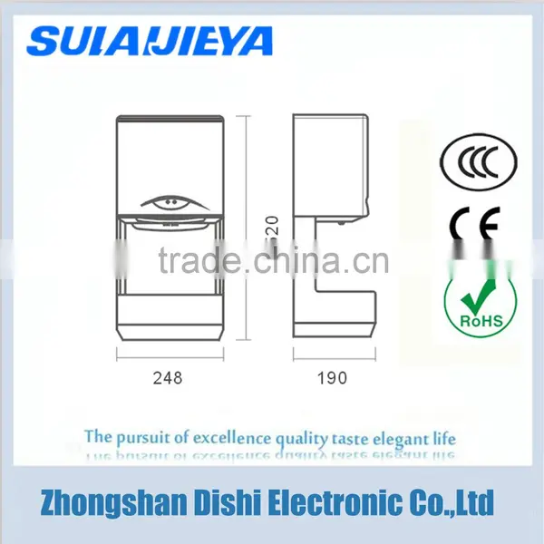 Infrared Portable Sensor Toilet High Speed Plastic Hand Dryer photo-6