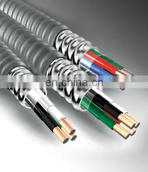 Explosion Proof Instrument Cable 1pair AWG16 With CORRUGATED METAL ARMOR OF AC Galvanized photo-4
