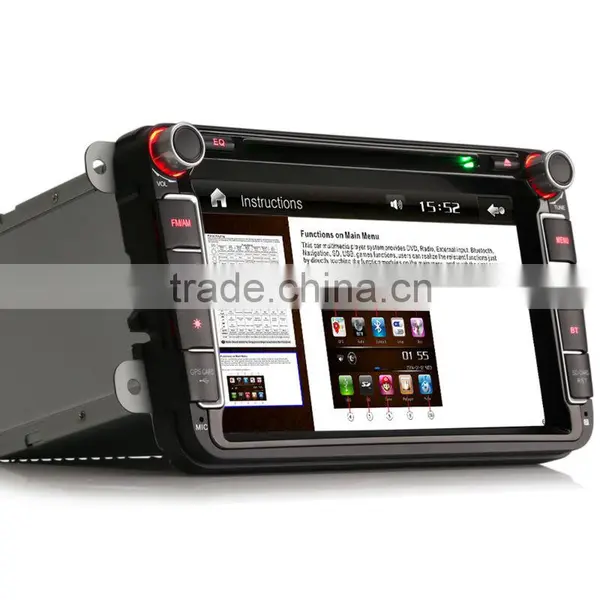 Erisin ES9611V 8" 2 Din Car DVD Player With GPS 3G TV photo-2