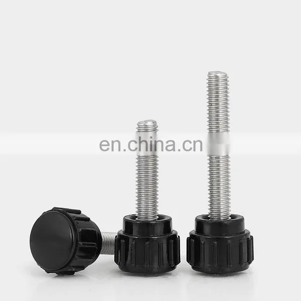 M3 Knurled Thumb Screw 1/4-20 UNC Thread Stainless Steel Knurled Head Thumb Screw photo-3