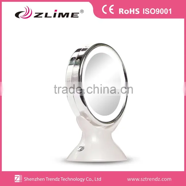 5x/1x Cordless Table LED Lighted Mirror photo-3