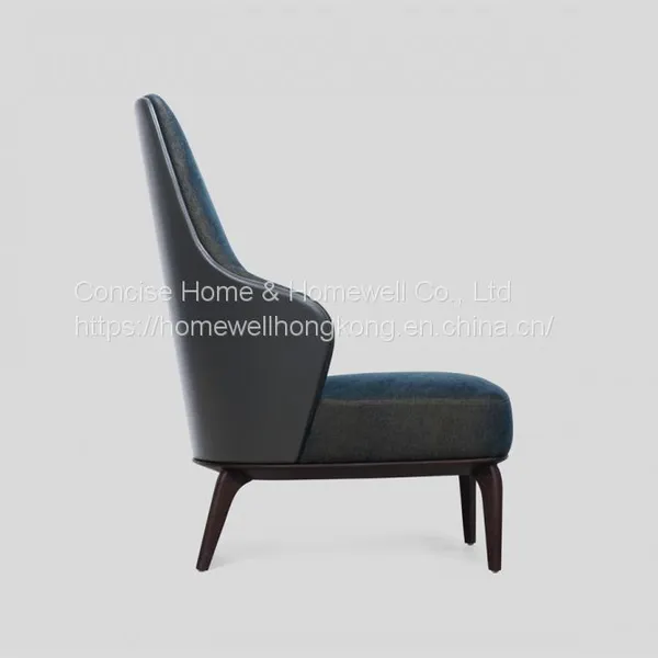 Modern Style Leisure Chair and Footrest Stool LC1601-19+10 Upholstery Chair - Livingroom Furniture