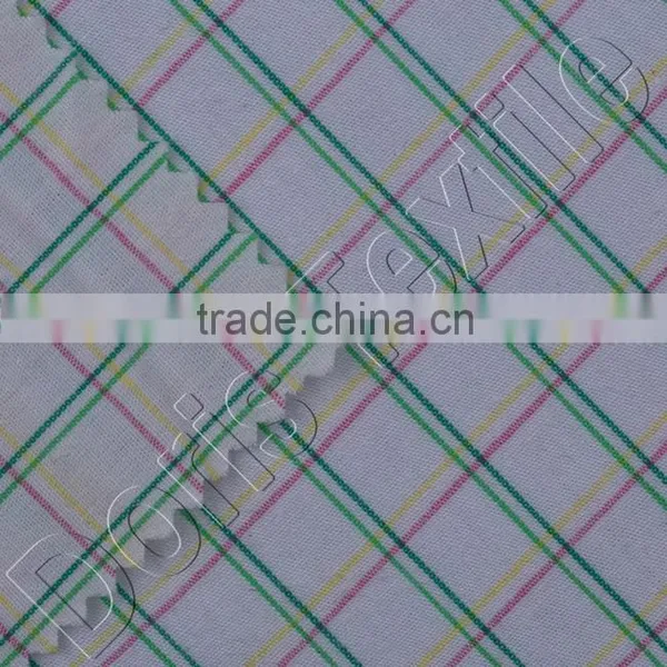 100% COTTON YARN DYED PLAIN PLAID