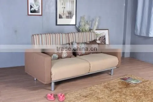 Home Metal Frame Double Bed Sofa Bed Furniture photo-2