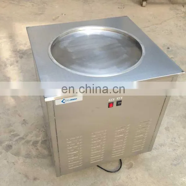 High Quality Single Pot Commercial Fried Ice Cream Roll Machine for Sale photo-5