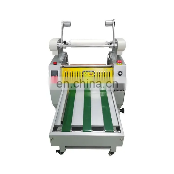 SRL-35E Hot Sale High Temperature Resistant Silica Gel Pvc Hot Roll Laminating Machine photo-2