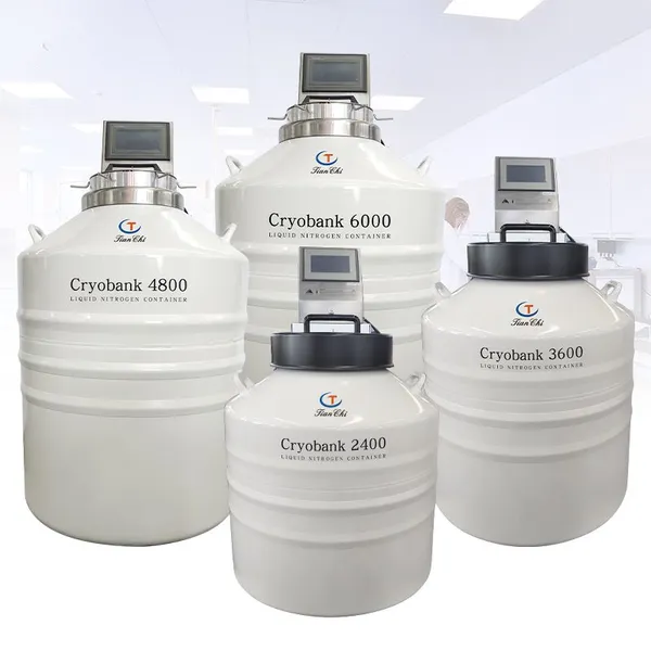 American Samoa Vapor Phase Liquid Nitrogen Freezer KGSQ Ln2 Cryogenic Freezer photo-2