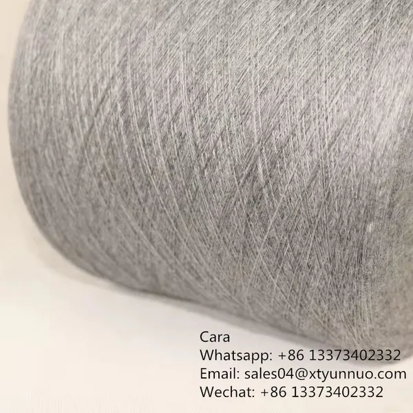 Wholesale 100% Cashmere Yarn 26NM Merino Baby Alpaca Yarn for Knitting Weaving Sewing photo-3