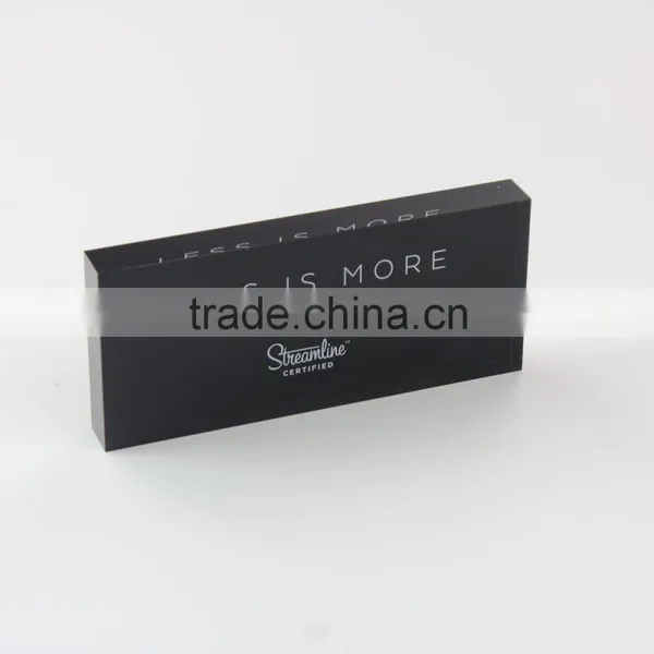 Transparent Lucite Sign Block Lucite Logo Block photo-3