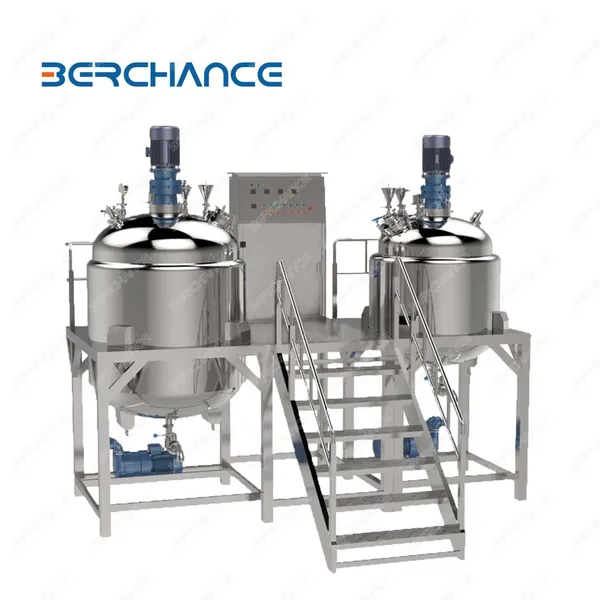 BERCHANCE Stainless Steel Reactor Vessel Chemical Reaction Tank With Agitator 100L–50000L photo-5