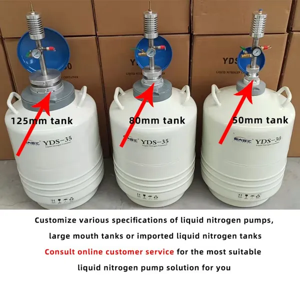 Biomedical Transfer Withdrawal Controllable Flow Rate 2-5L/min Laboratory Liquid Nitrogen Pump LWD for Liquid Nitrogen Systems photo-3