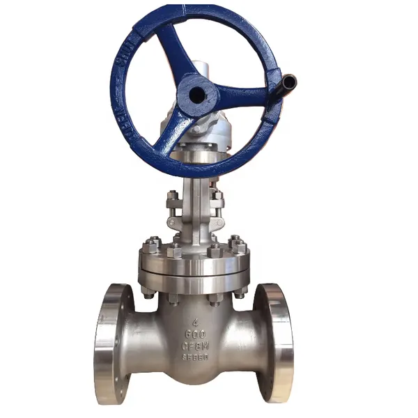 ANSI 600LB WCB CF8M Gate Valve Cast Steel Gate Valve Manual Turbine Flange Stainless Steel SS 304/316 Gate Valve photo-2