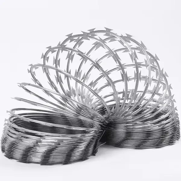 Hot Dipped Galvanized Egoza Razor Wire Barbed Mesh Concertina Razor Barbed Wire