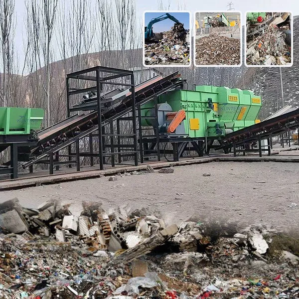 Automatic Construction Waste Sorting and Crushing Production Line