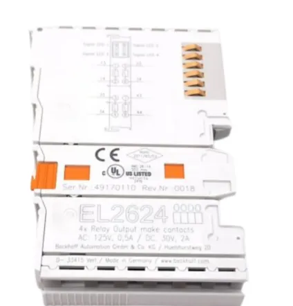 BECKHOFF EL2634 EtherCAT 4-Channel Relay Output Terminal 250V AC 30V DC 4A Industrial I/O Module photo-4