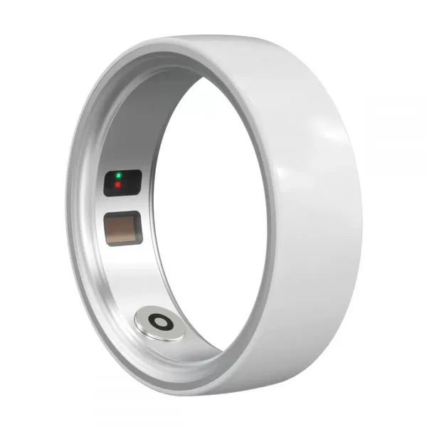 5ATM Ceramic Smart Ring Lightweight Heart Rate Blood Oxygen Sleep Stress Sports Remote Health Monitor App Control With Charging Case photo-2