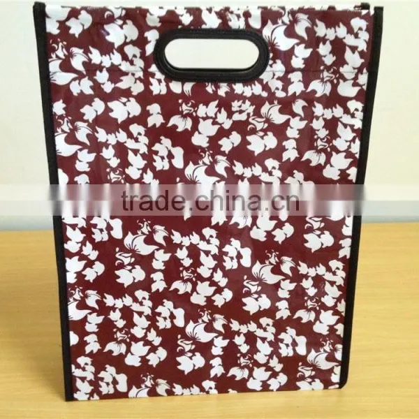Reusable Recycle Grocery Supermarket Shopping Die Cut Woven Bags