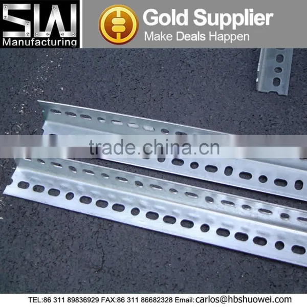 ASTM A36 Zinc Coated Steel Equal Angle With Holes photo-5