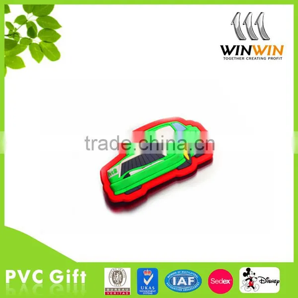 Bus Shape High Quality 3D Soft PVC Fridge Magnet for Promotion photo-5