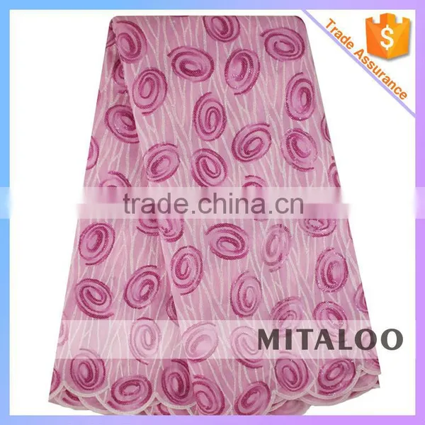 Mitaloo MOG0187 Good Quality Silk Lace African Double Organza Lace Swiss Organza Lace photo-4
