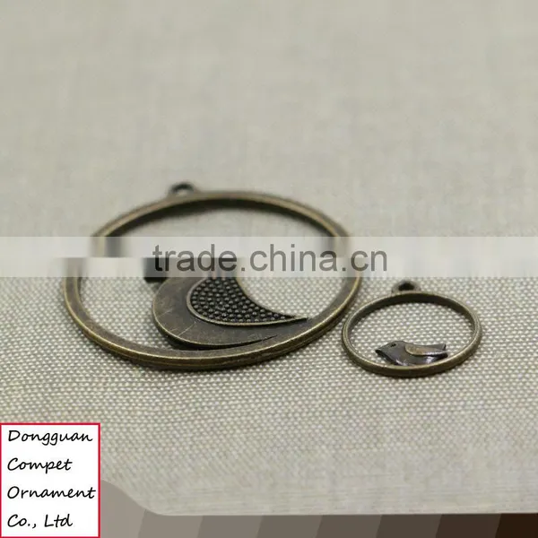 Wholesale New Products Watchman Zinc Alloy Birds Circular Pendant photo-5