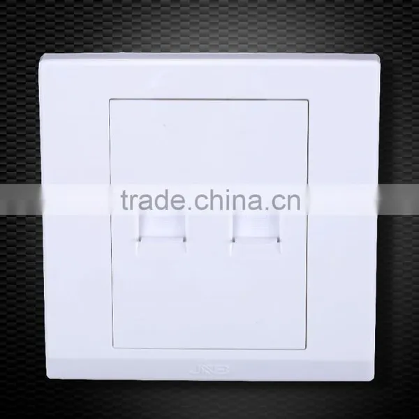 Promote computer accessories double 2 gang computer socekt , computer socket duplex