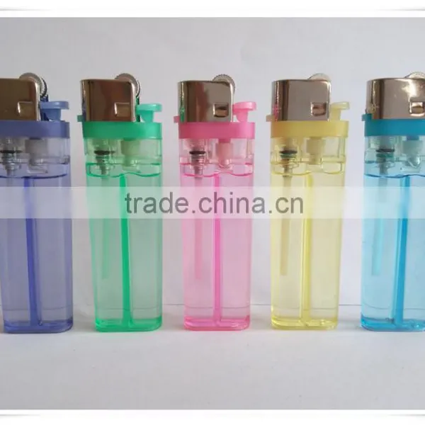 Cheapest Classic Plastic Lighter Transparent Flint Lighter FH-003 With Butane Gas photo-6