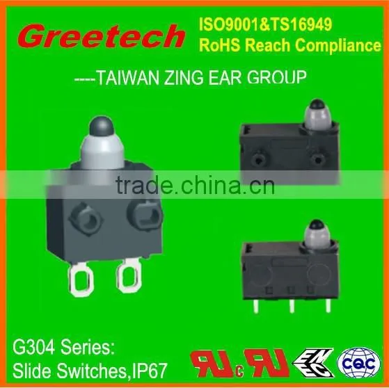 2015 Zing Ear Waterproof Mini Slide Switch and Micro Switch for Sliding Door Lack photo-6
