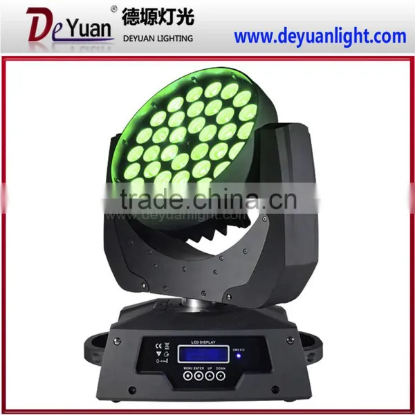 Zoom Light 6 in 1 36PCS 12W RGBWA UV LED Wash Moving Head Light photo-4