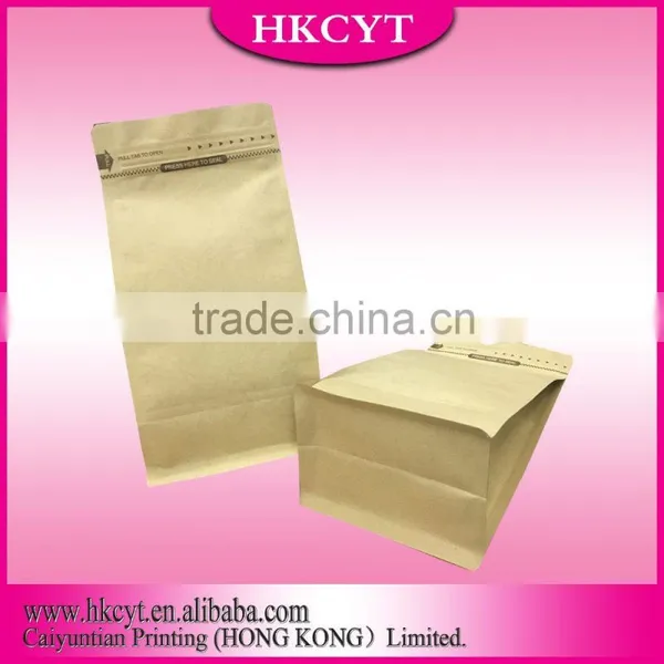 High Quality Hot Sale Flat Bottom Kraft Paper Bag photo-4